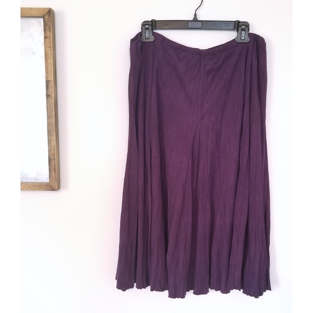Purple Cato Swing Skirt